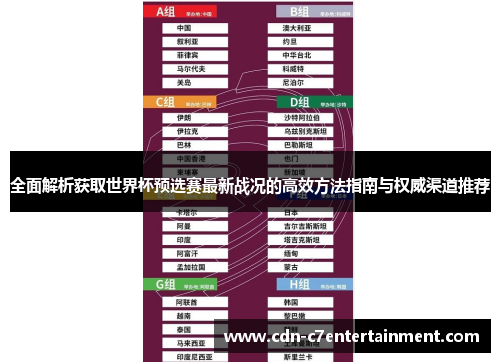 全面解析获取世界杯预选赛最新战况的高效方法指南与权威渠道推荐